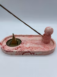 Jesmonite (rött) kitt på 2