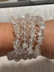 Armband med Bergkristallchips