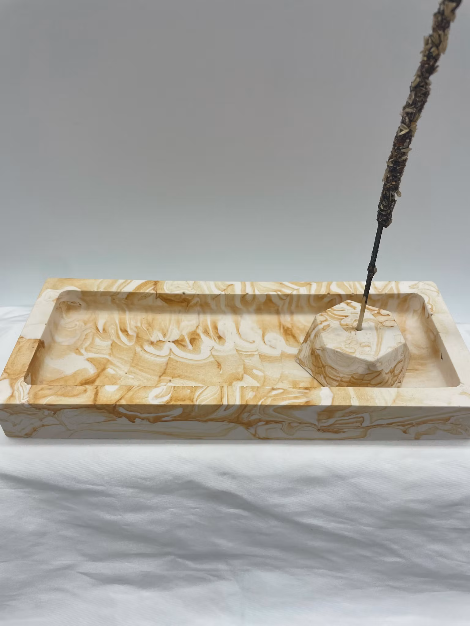 Jesmonite Rökelsebricka XL (Kit)