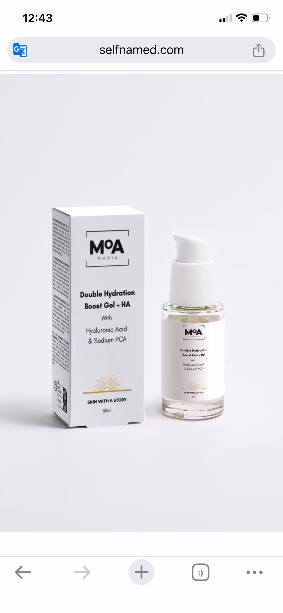 Double Hydration Boost Gel + HA