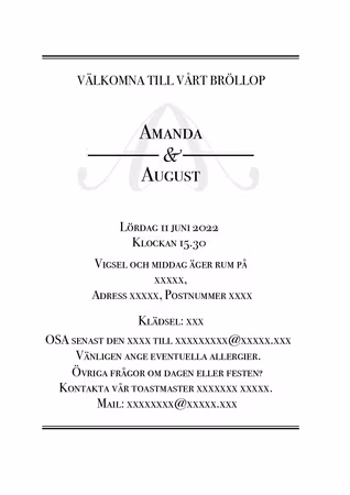 Grafisk med monogram