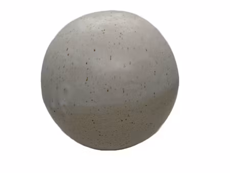 Trädgårdsklot. Beige. Stor