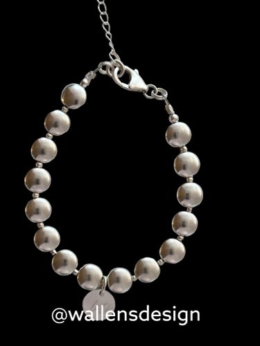 Silverarmband - rondell