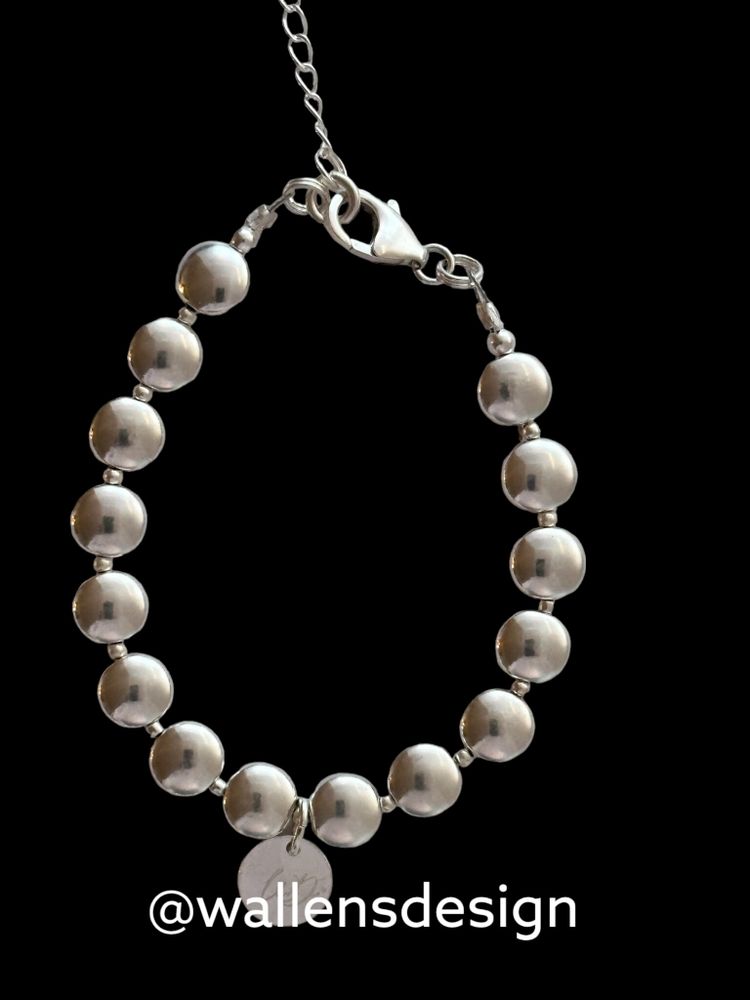Silverarmband - rondell