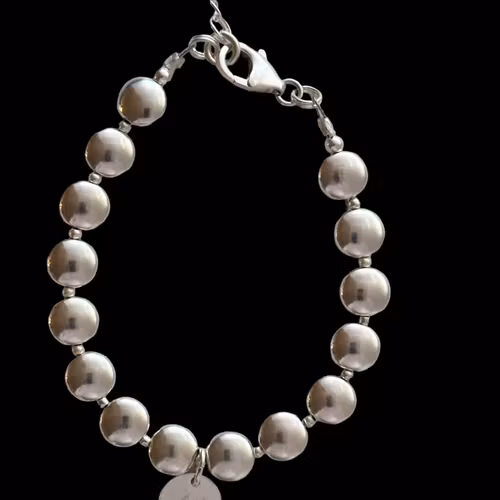 Silverarmband - rondell