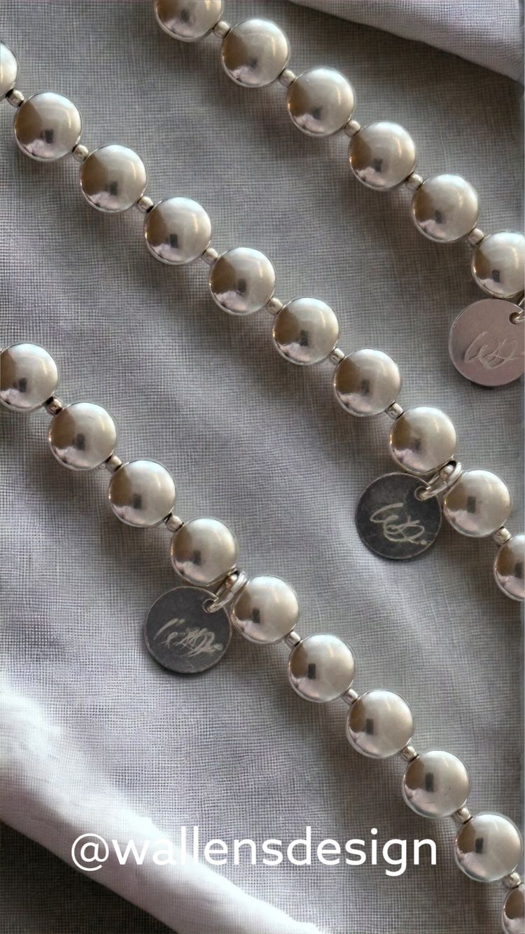 Silverarmband - rondell