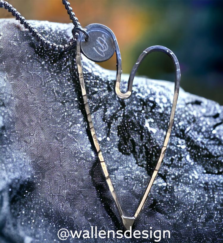 LOVE Original Silverhjärta (6cm)