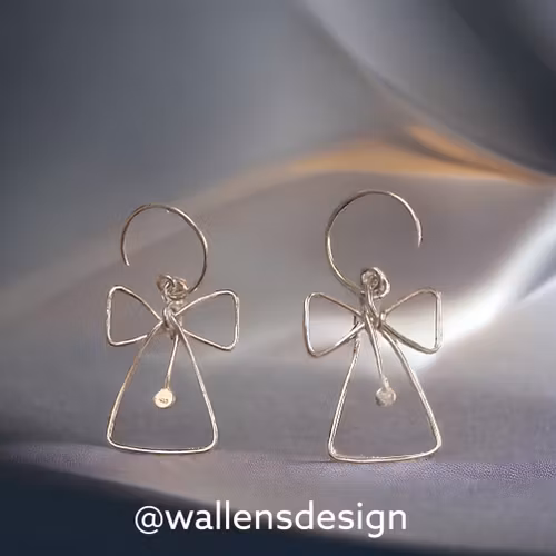 Ariel Original - örhängen, silveränglar i äkta silver (small)