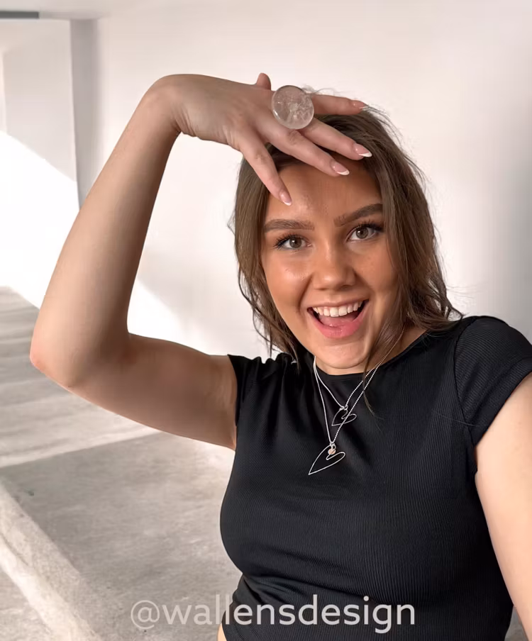 Love Perfect - hjärthalsband i äkta silver