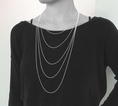 Kulkedja i silver 1,5 mm
