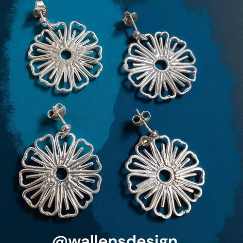 Linnés korall - örhängen