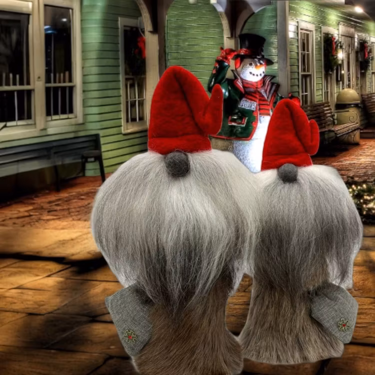 TOMTE  MED JULSÄCK 30 CM HÖG