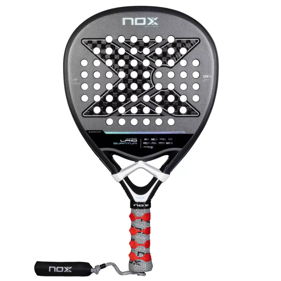 Nox padel racket LA10 Quantum 18K van Leo Augsburguer 2025 - Zona de Padel
