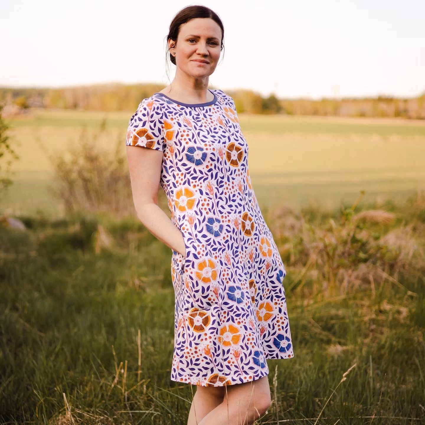Alma Klänning - Eget Tygval