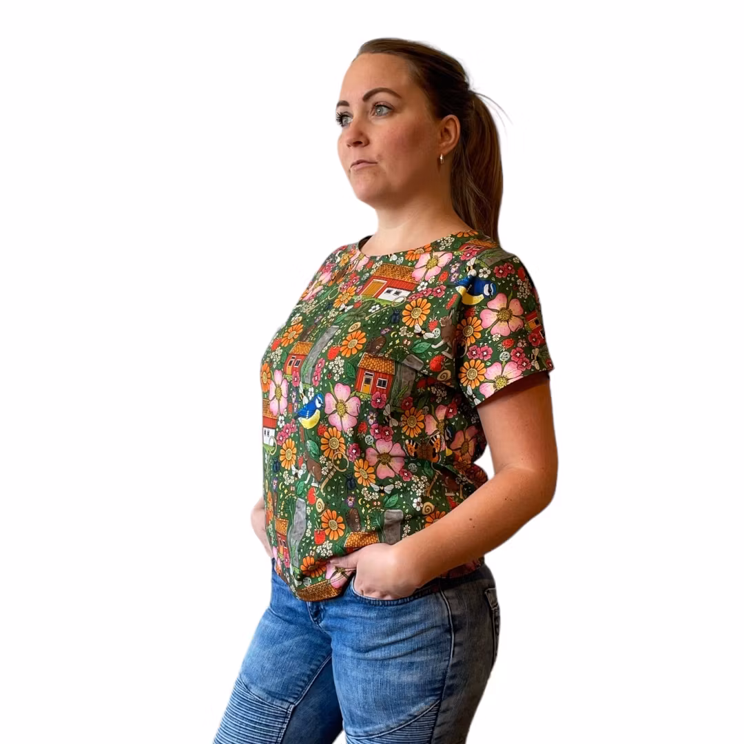 Boxy Tee - Eget Tygval