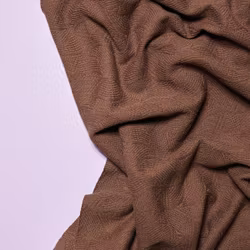 Leaf Jacquard Brown