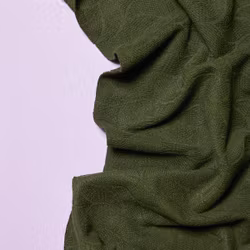 Leaf Jacquard Forest Green