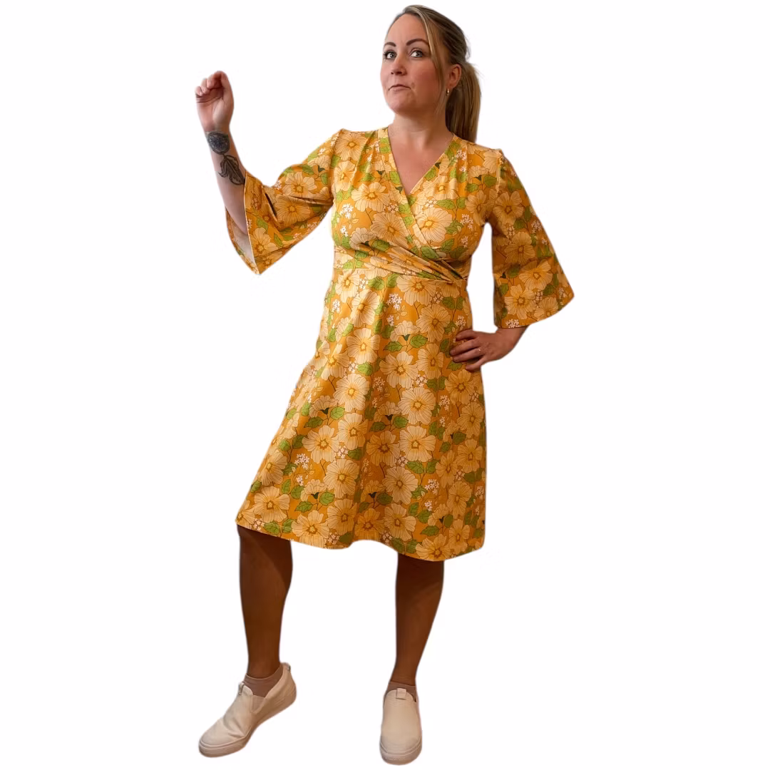 Viola Klänning - Eget Tygval