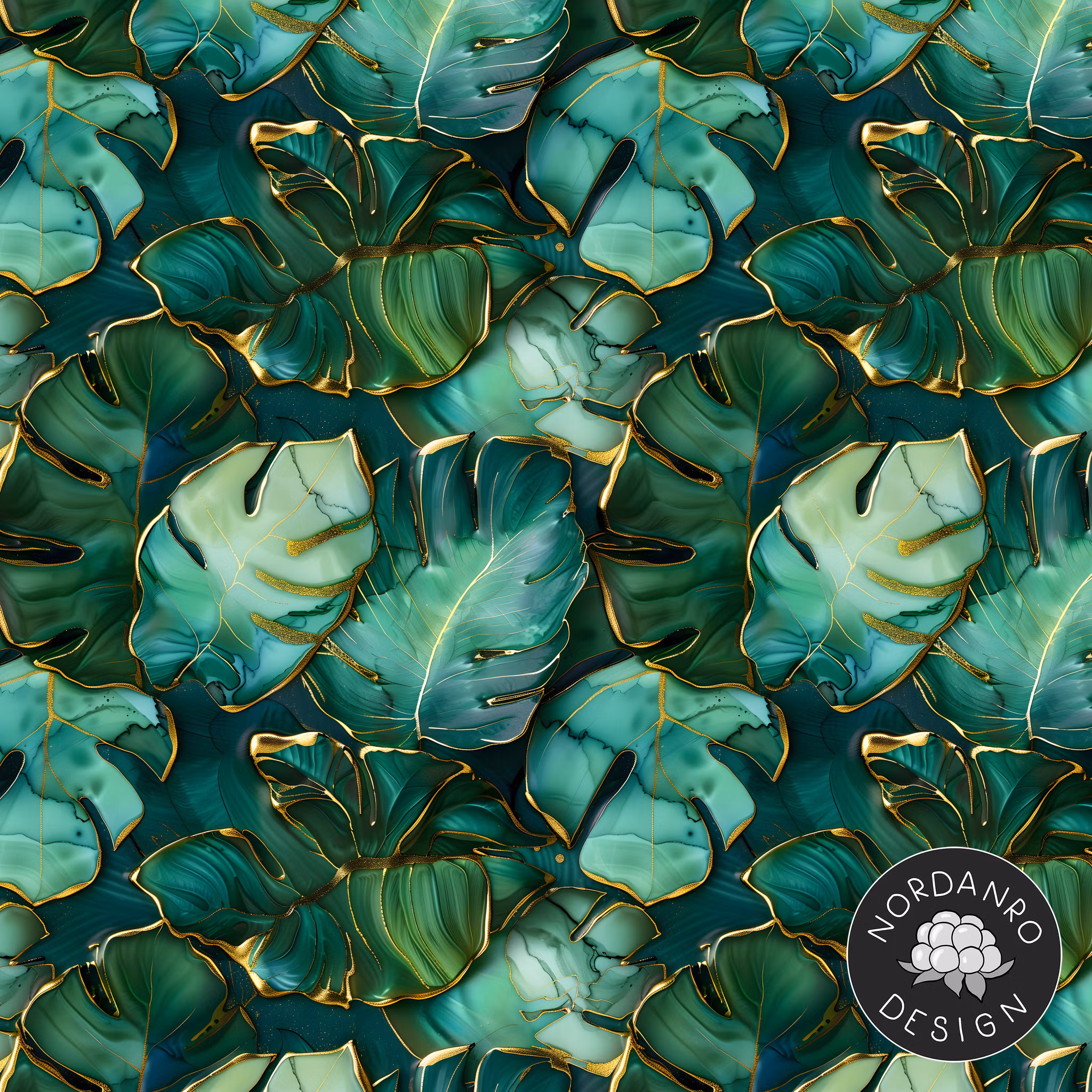 Ink Monstera