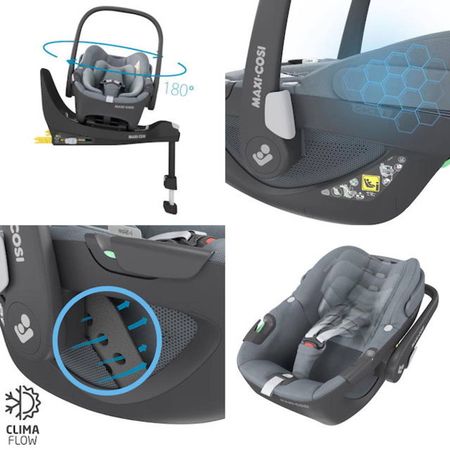 Maxi-Cosi | Pebble 360 | Bilstol 0-13kg | Essential Graphite