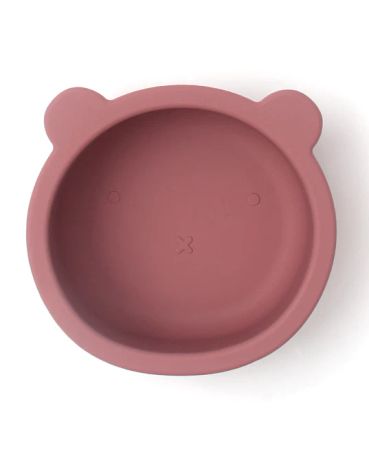 Skålen BJÖRN i silikon Rosa