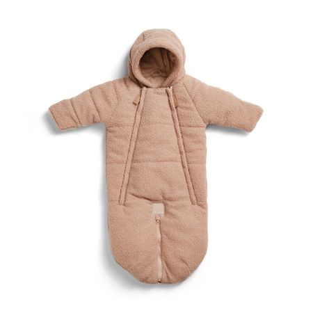 Elodie Baby Overall - Pink Bouclé 0-6m