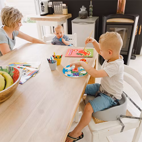 Bumbo Barnsits/Stolshöjare, Ljusgrå