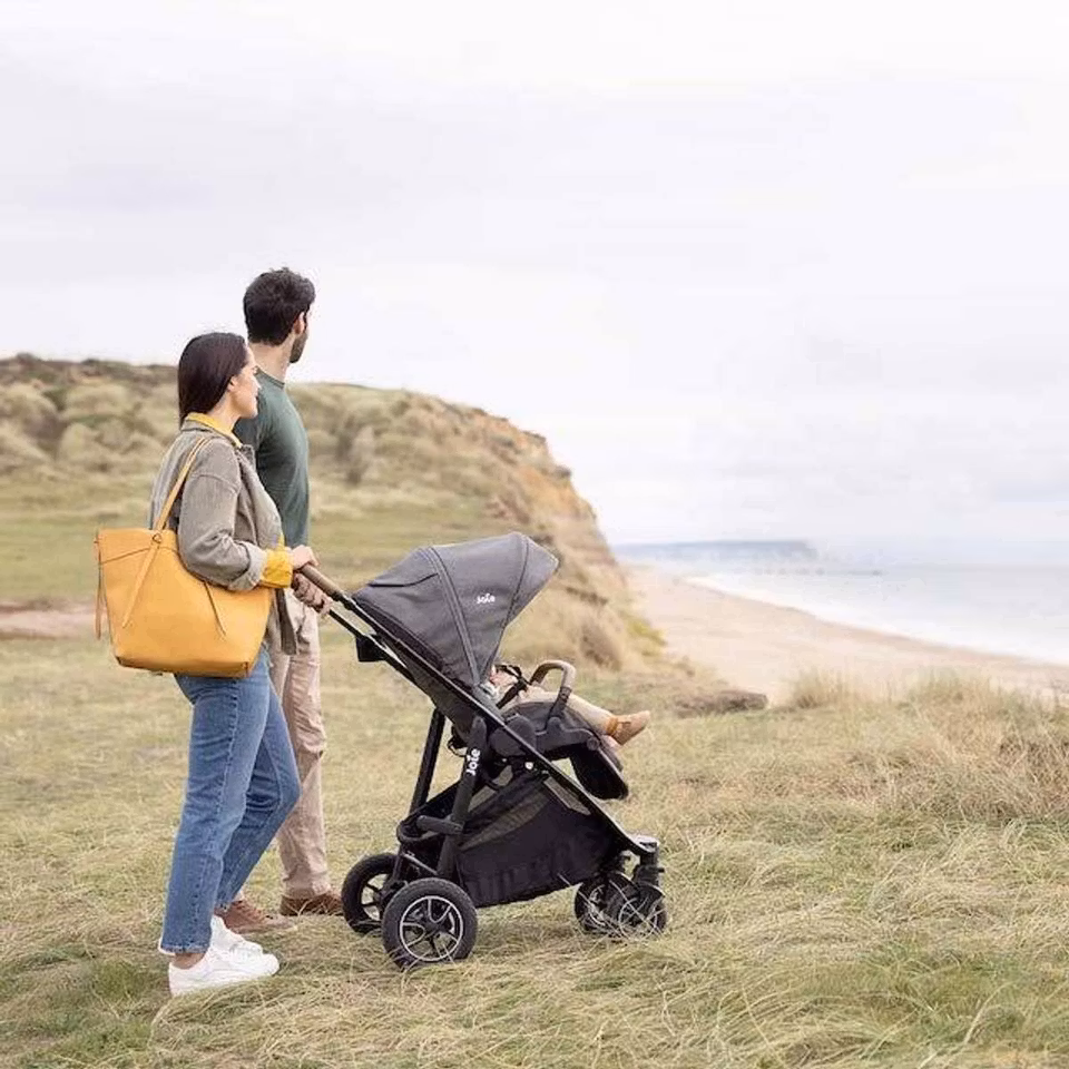 Joie | Versatrax Trio | Kombivogn + Bilstol | Cycle collection | Shell Grey