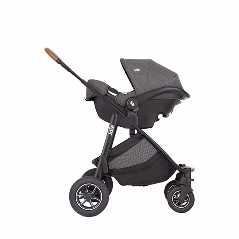 Joie | Versatrax Trio | Kombivogn + Bilstol | Cycle collection | Shell Grey