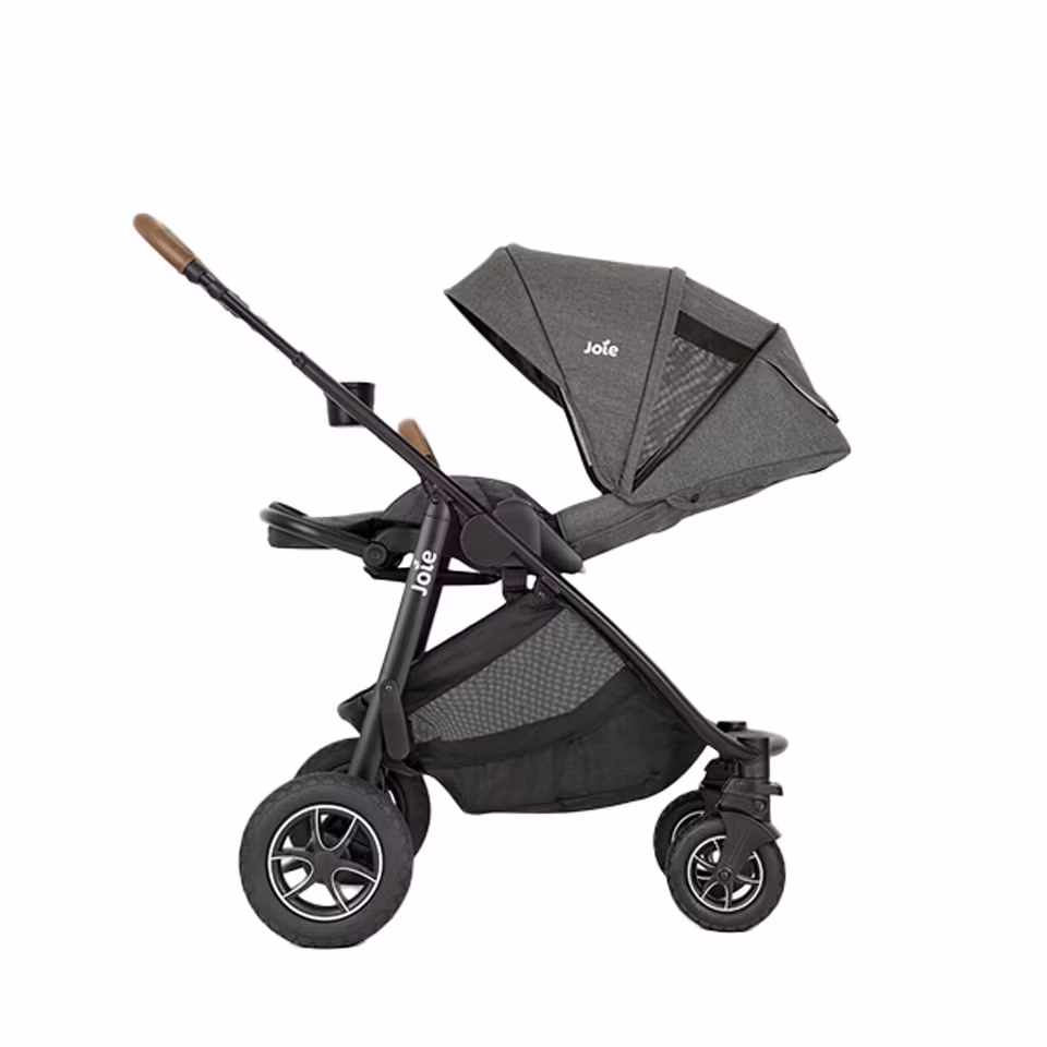 Joie | Versatrax Trio | Kombivogn + Bilstol | Cycle collection | Shell Grey