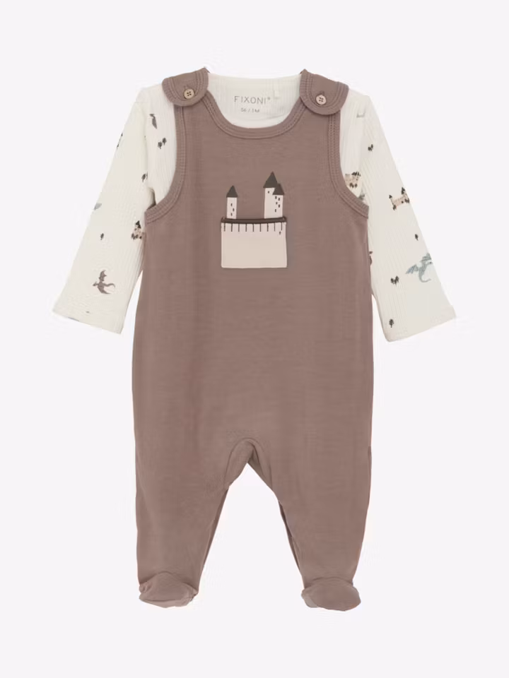 Fixoni - Set w. Rib Body & Romper