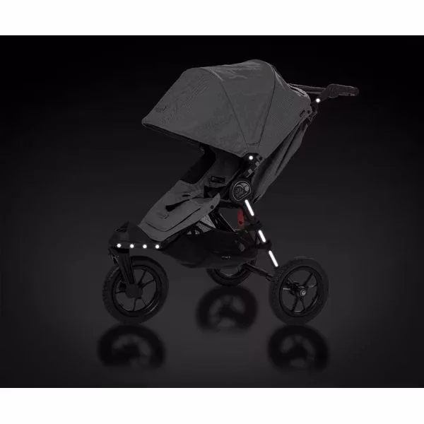 Tinkafu Svart Refleks klistremerkerark til barnevogn