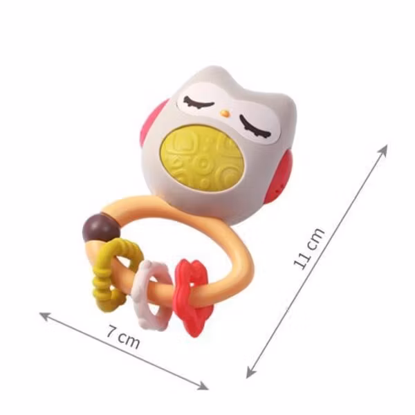 BabyOno rattle with sound Multicolor