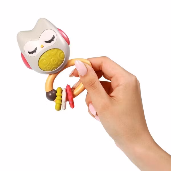 BabyOno rattle with sound Multicolor