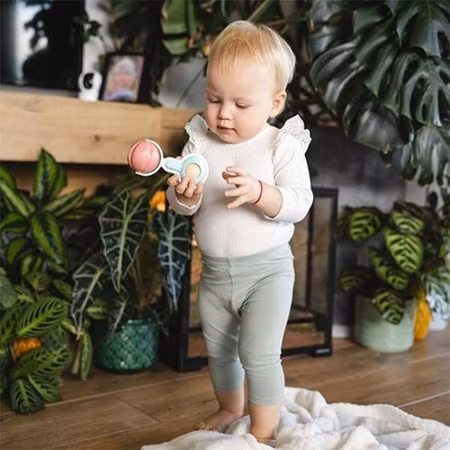 BabyOno rattle Barbell