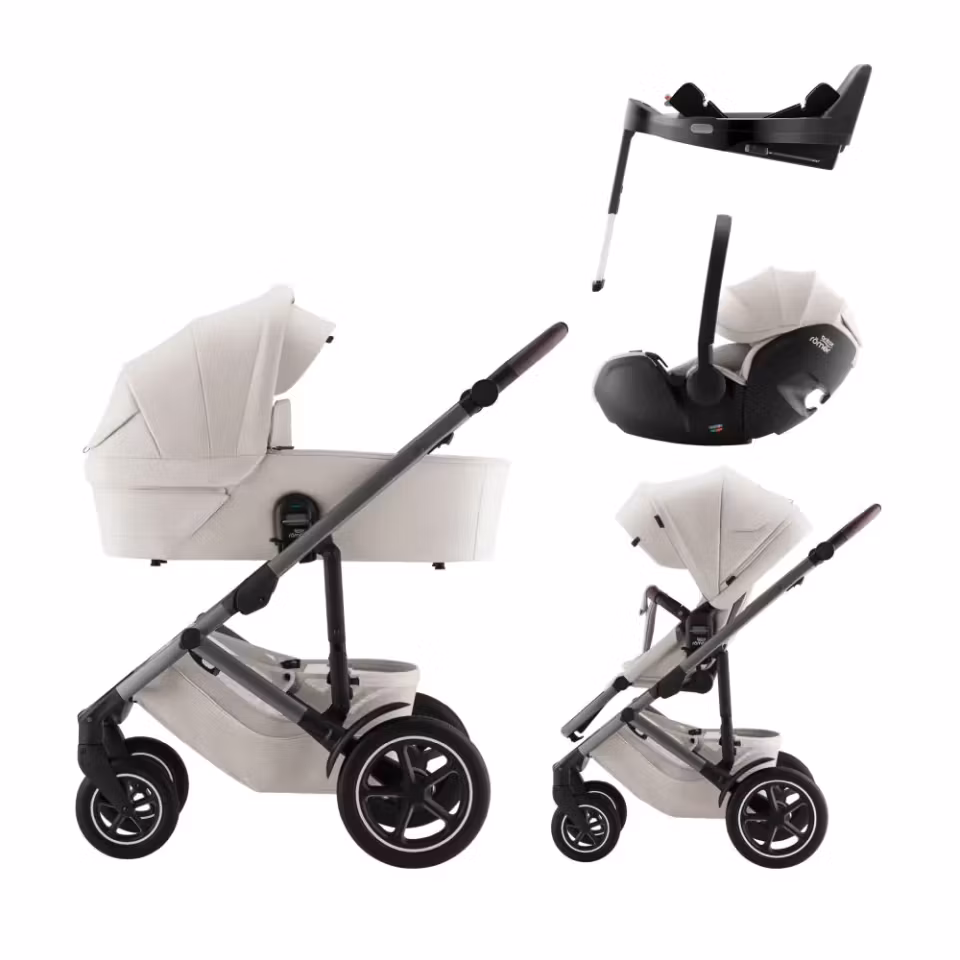 Britax SMILE 5Z Duo ink. Baby-Safe PRO Babystol og Base Soft Taupe