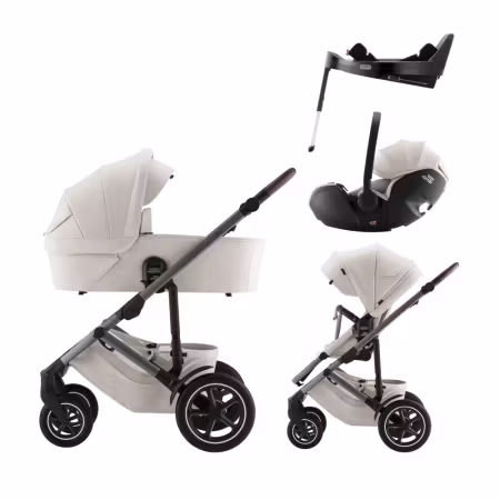 Britax SMILE 5Z Duo ink. Baby-Safe PRO Babystol og Base Soft Taupe