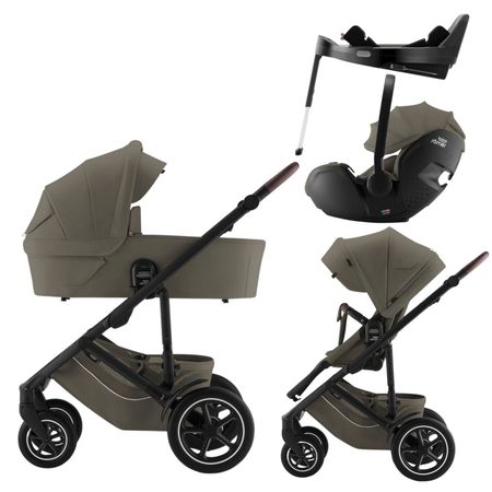 Britax SMILE 5Z Duo ink. Baby-Safe PRO Babystol og Base Urban Olive