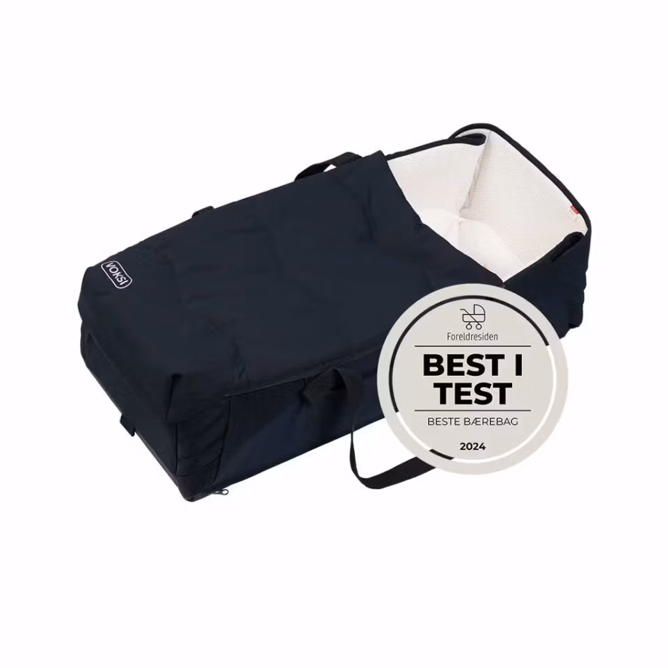 CARRY ME - Pustende og myk bærebag Svart