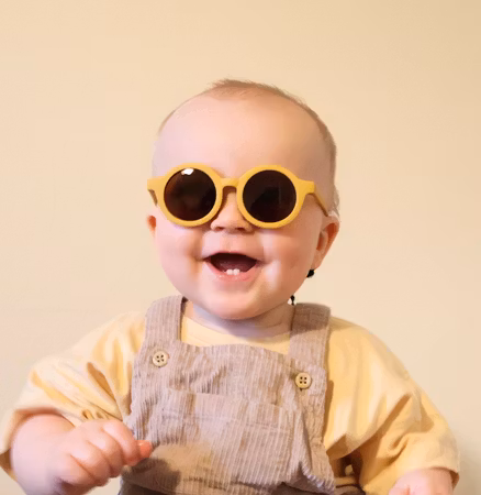 Carlo Baby Solglasögon Luma Gul