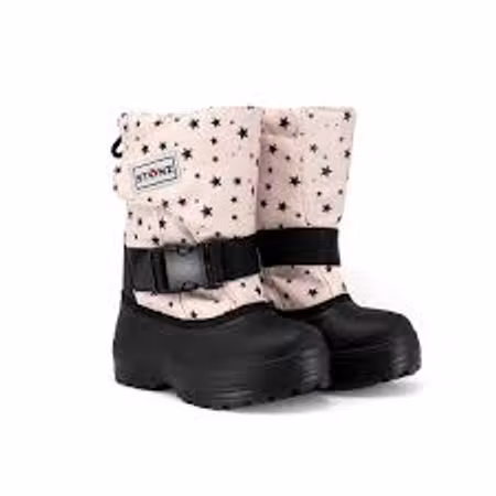 STONZ Vintersko. Rosa med Stjerner.