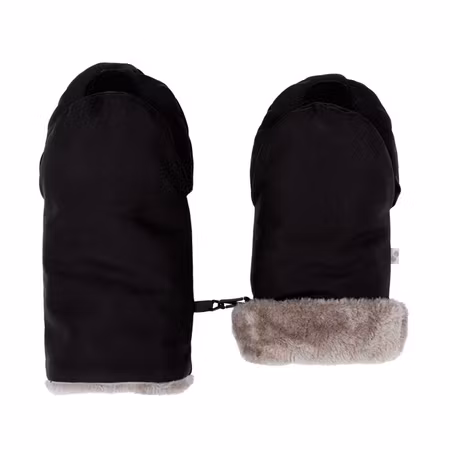 Nordbaby Stroller mittens Hufs, Black
