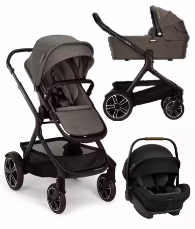 NUNA demi™ next Komplett vogn med Liggedel og Sittedel. Thunder + Gratis NUNA ARRA next Bilstol!