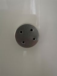 Metallbehållare utan magnet