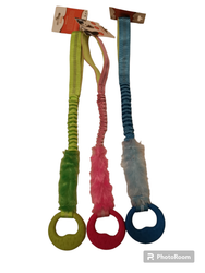 Bit ring (platt) med expander handtag (färg på fuskpäls kan variera)