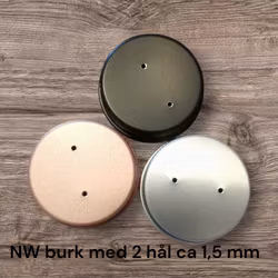 NW burk med 2 hål