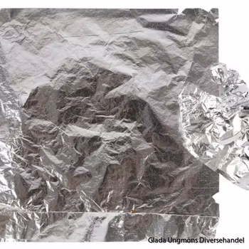 Metallblad Silver