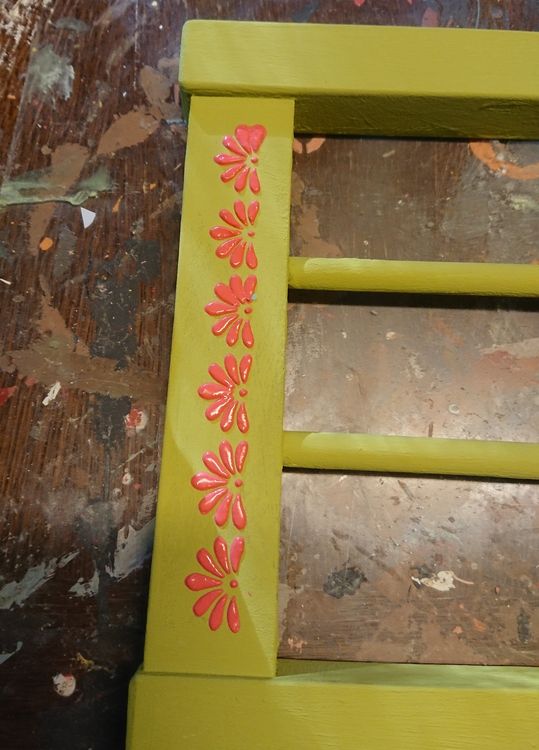 Glada Ungmöns Texturpasta struktur relief pasta vit permanent stencil schablon