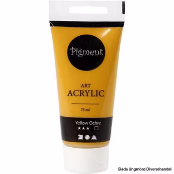 Akrylfärg Yellow Ochre 75ml