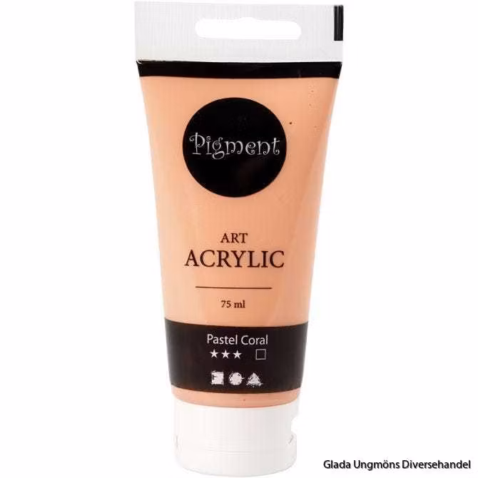 Akrylfärg Pastel Coral 75ml